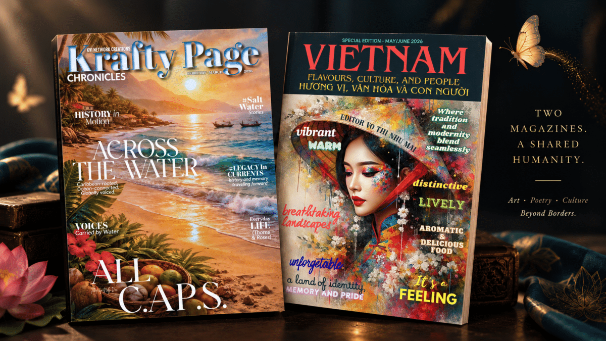 Krafty Page ChronicleS and Vietnamese literary collaboration artwork